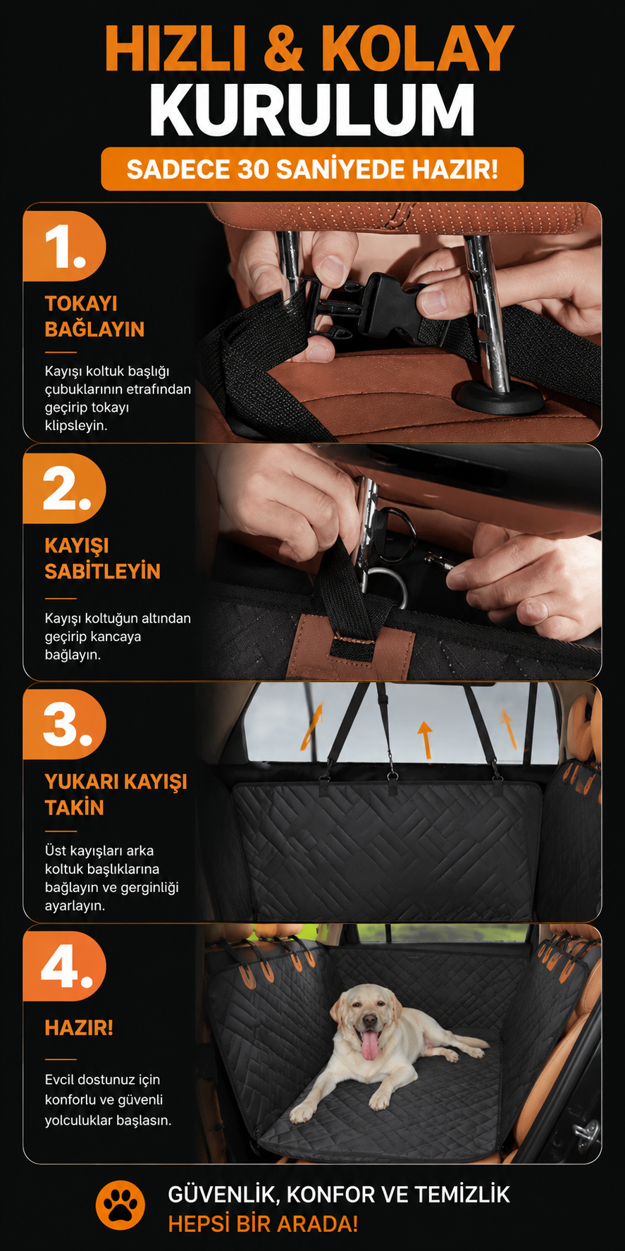 CalmPati™  Araç Koltuk Örtüsü