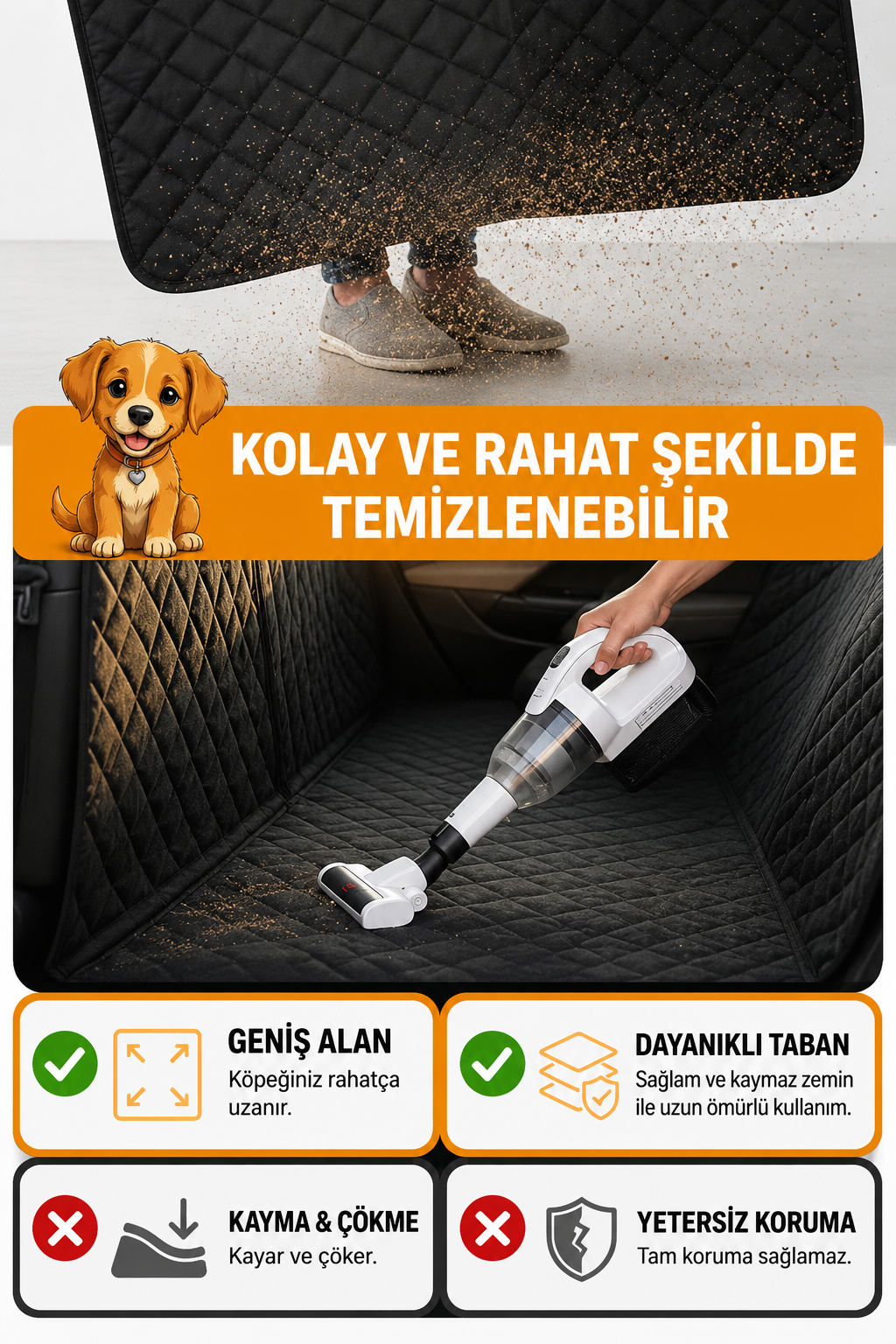 CalmPati™  Araç Koltuk Örtüsü