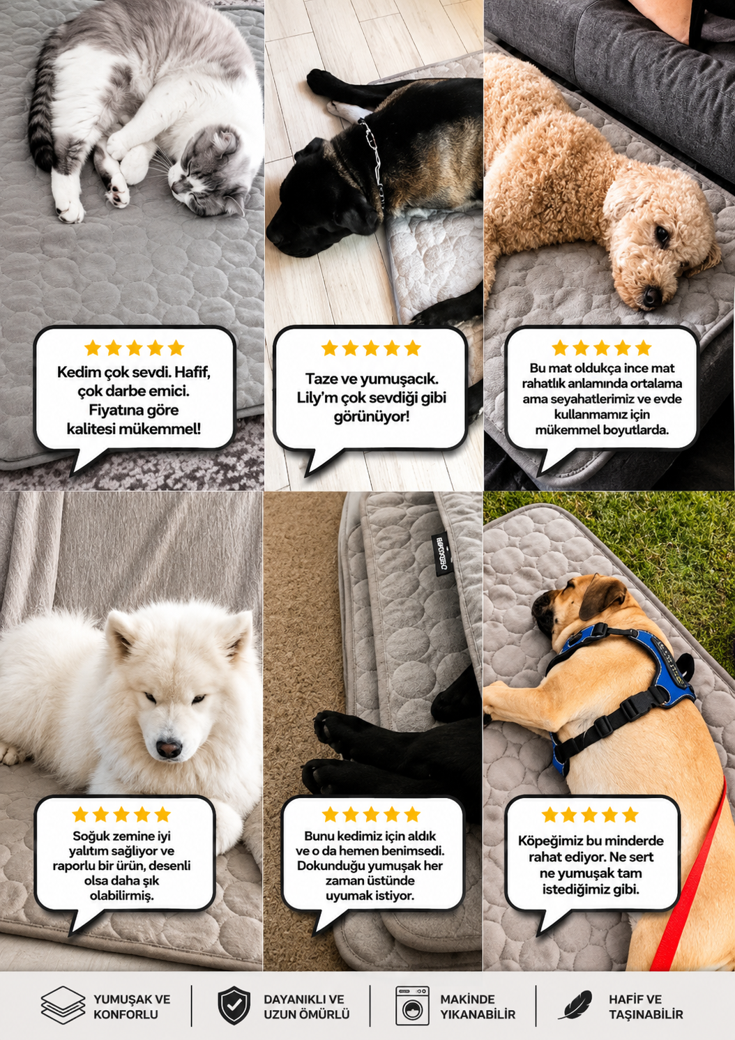 CalmPati™ Serinletici Pet Matı