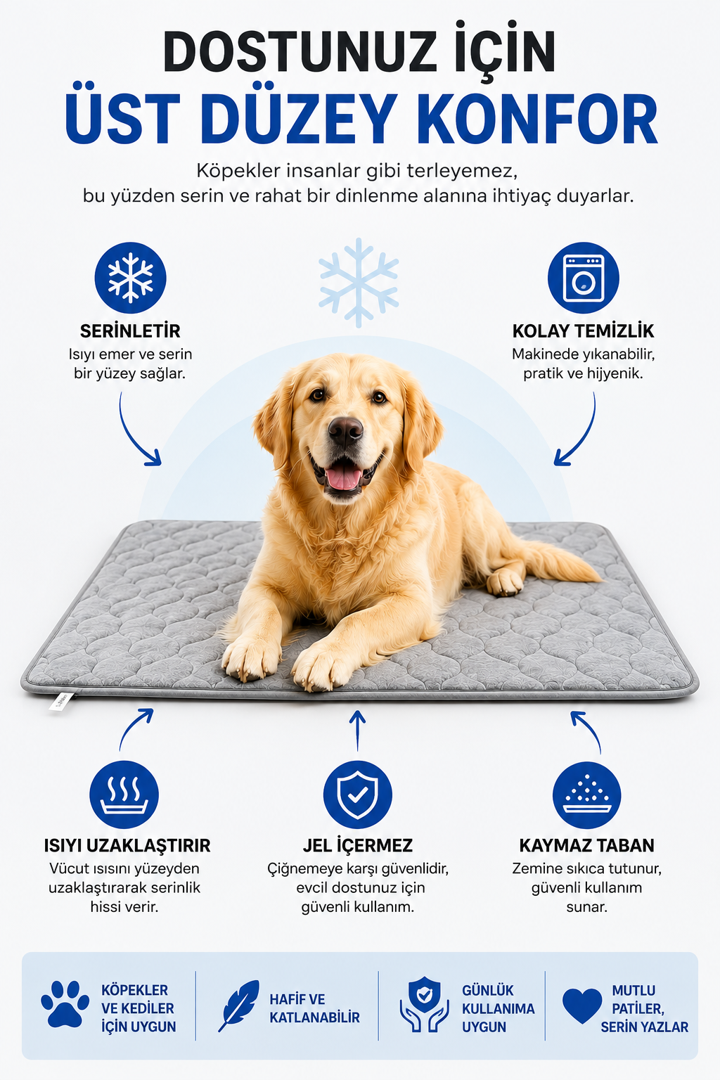 CalmPati™ Serinletici Pet Matı